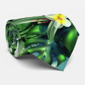 Tropischer Palmenhain Krawatte (Gerollt)