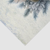 Tropischer Papagei-Frohe Festtage Weihnachten Seidenpapier (Detail)