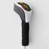 Tropischer Papagei Golf Headcover (angewinkelt)