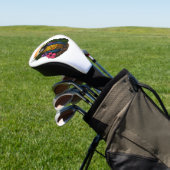 Tropischer Papagei Golf Headcover (In SItu)