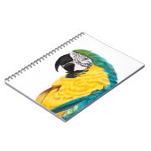 Tropischer Papagei Notizblock (Linke Seite)
