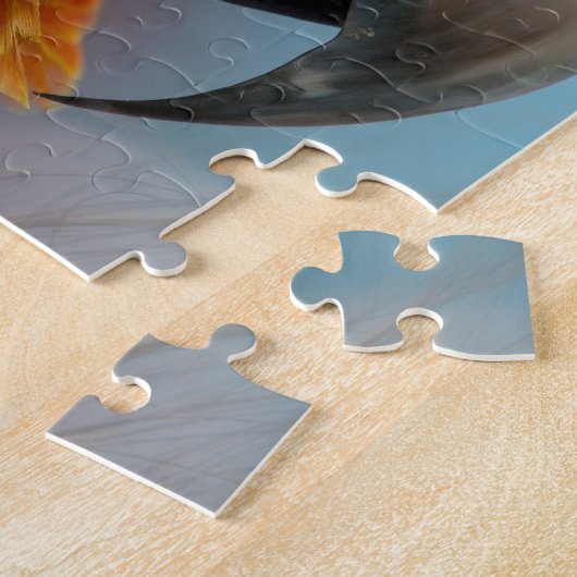 Tropischer Papagei Puzzle (Seite)