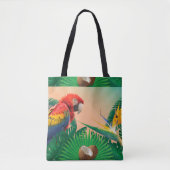 Tropischer Papagei Tasche (Vorderseite)