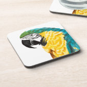 Tropischer Papagei Untersetzer (Linke Seite)