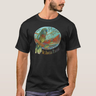 Tropischer Papagei von St Lucia T-Shirt