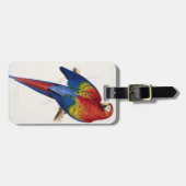 Tropischer Papageien-Gepäckanhänger Gepäckanhänger (Vorderseite horizontal)
