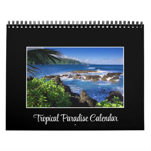 Tropischer Paradies-Kalender Kalender (Titelbild)