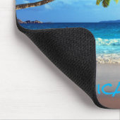 Tropischer Paradies-Strand Mousepad (Ecke)