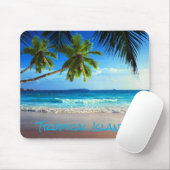 Tropischer Paradies-Strand Mousepad (Mit Mouse)