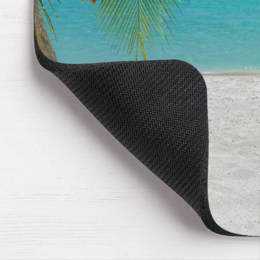 Tropischer Paradiesnichtstuer Mousepad (Ecke)