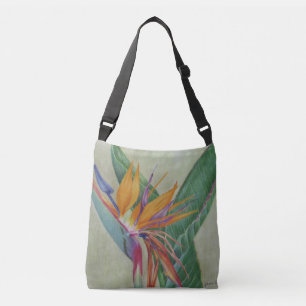 Tropischer Paradiesvogel Crossbody Taschen-Tasche Tragetaschen Mit Langen Trägern