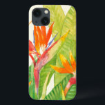 Tropischer Paradiesvogel der Blumen-| Case-Mate iPhone Hülle<br><div class="desc">Künstler der Watercolor-tropischer Blumen-2: Tim OToole</div>