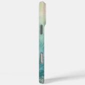 Tropischer Pfirsichweiße Hibiskus Liebe Case-Mate iPhone Hülle (Rückseite / Rechts)