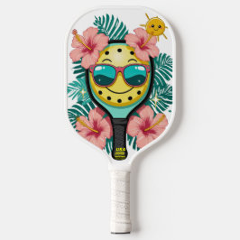 Tropischer Pickleball-Spaß - Niedliches Kawaii Pad Pickleball Schläger