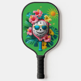 Tropischer Pickleball-Spaß - Niedliches Kawaii Pad Pickleball Schläger