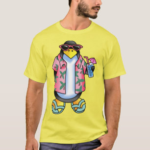 Tropischer Pinguin T-Shirt