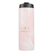 Tropischer Pink Guru, Geschenk Brautjungfer Thermosbecher (Vorderseite)