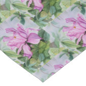 TROPISCHER PINKORCHIER KURZER TABELLENRUNNER KURZER TISCHLÄUFER (Ecke)