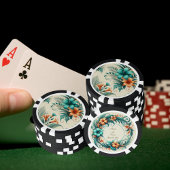 Tropischer Poker-Chip Pokerchips