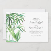 Tropischer Polterabend Einladungen für Paare (Vorderseite)