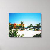 Tropischer Pool Canvas Print Leinwanddruck (Vorderseite)