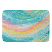 Tropischer Pool Träume Badematte (Vorderseite)