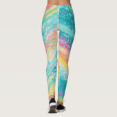 Tropischer Pool Träume Leggings (Rückseite)