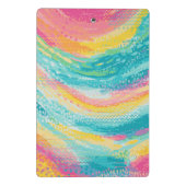 Tropischer Pool Träume Mini Klemmbrett (Rückseite)