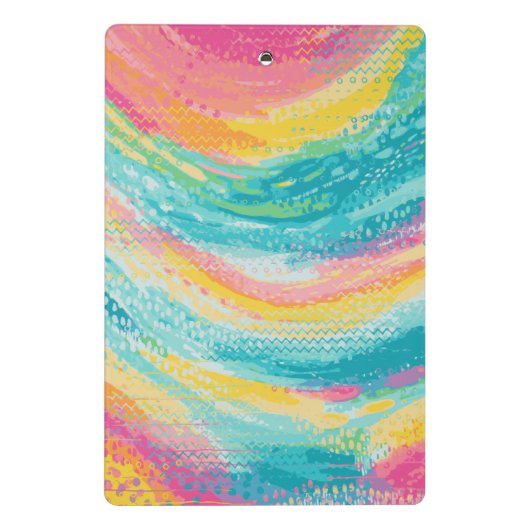 Tropischer Pool Träume Mini Klemmbrett (Rückseite)