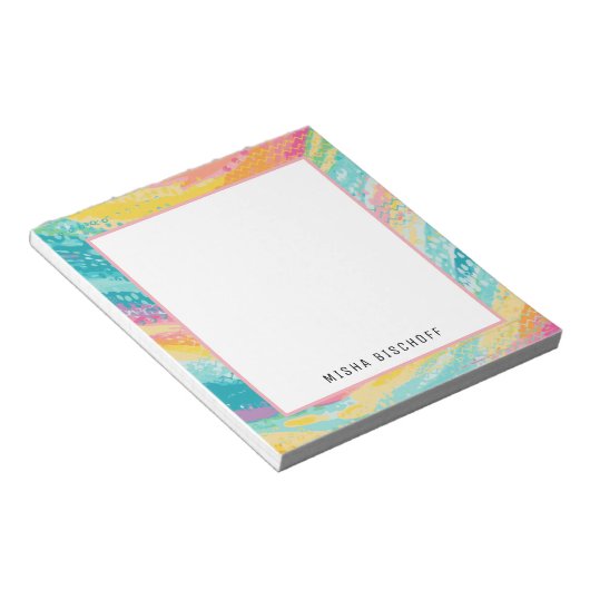 Tropischer Pool Träume Notizblock (angewinkelt)