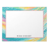 Tropischer Pool Träume Notizblock (Vorderseite)