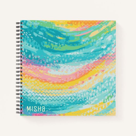 Tropischer Pool Träume Notizblock (Vorderseite)