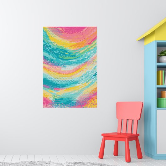 Tropischer Pool Träume Poster (Kinderzimmer 1)