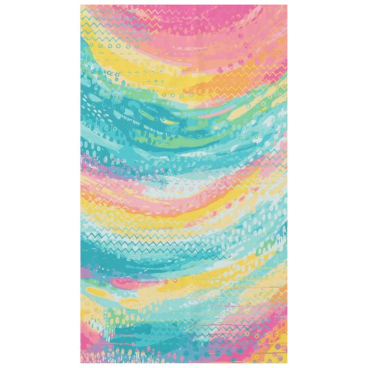 Tropischer Pool Träume Tischdecke (Vorderseite)