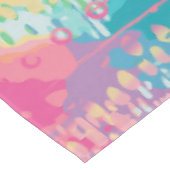 Tropischer Pool Träume Tischdecke (Schrägansicht)