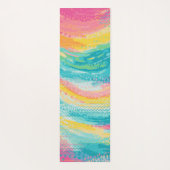 Tropischer Pool Träume Yogamatte (Rückseite)