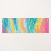 Tropischer Pool Träume Yogamatte (Vorderseite (Horizontal))