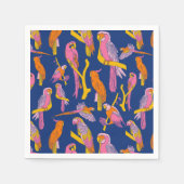 Tropischer Pop auf der Marine Serviette (Vorderseite)