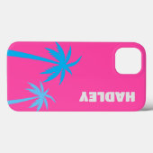 Tropischer Preppy-Phone-Fall Case-Mate iPhone Hülle (Rückseite (Horizontal))