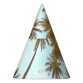 Tropischer Rahmen: Abstrakte Palmen Partyhütchen (Links)