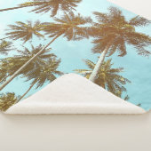 Tropischer Rahmen: Abstrakte Palmen Sherpadecke (3/4)