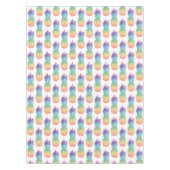 Tropischer Regenbogen-Ananas-Mustertuch Tischdecke (Vorderseite)