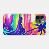Tropischer Regenbogen Beach Dream Case-Mate iPhone Hülle (Rückseite (Horizontal))