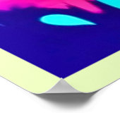 Tropischer Regenbogen Beach Dream Poster (Ecke)