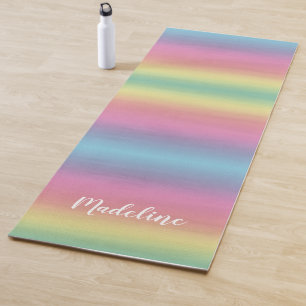 Tropischer Regenbogen-Sonnenuntergang Yoga Mat Yogamatte