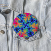 Tropischer Regenbogen-Speckle Button (Beispiel)