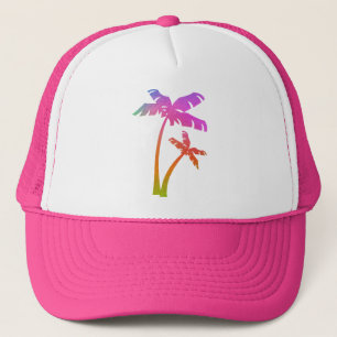 Tropischer Regenbogenbaum Truckerkappe