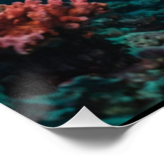 Tropischer Regenhai Poster (Ecke)