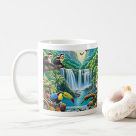 Tropischer Regenwald Kaffeetasse