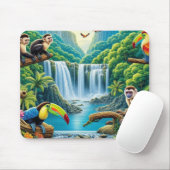 Tropischer Regenwald Mousepad (Mit Mouse)